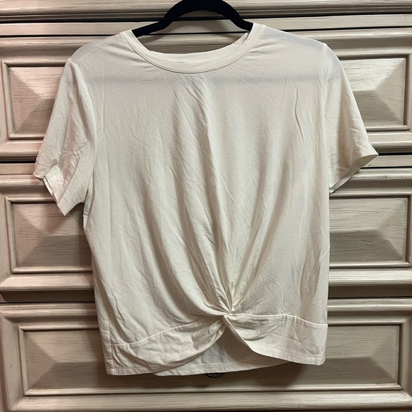 Contemporaine exclusivitë simons white front knot top - Picture 2 of 5